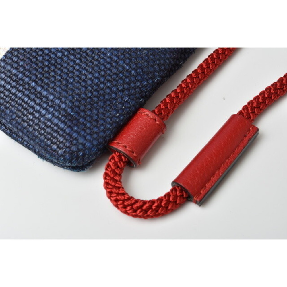 Gucci Drawstring Backpack Striped Leather Logo Tr… - image 6